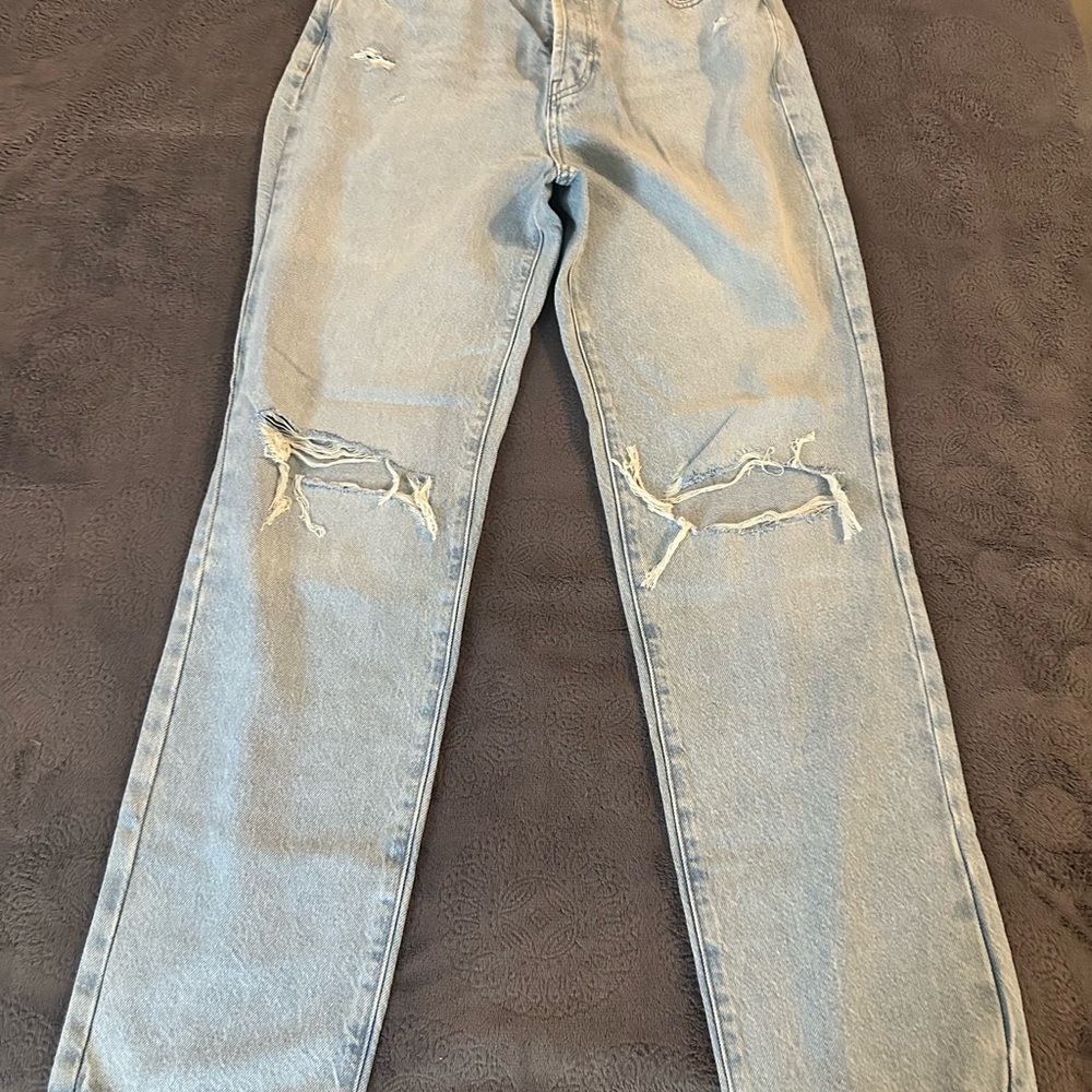 Pacsun Dad Jeans size 28 for sale. High rise, relaxed straight leg button fly